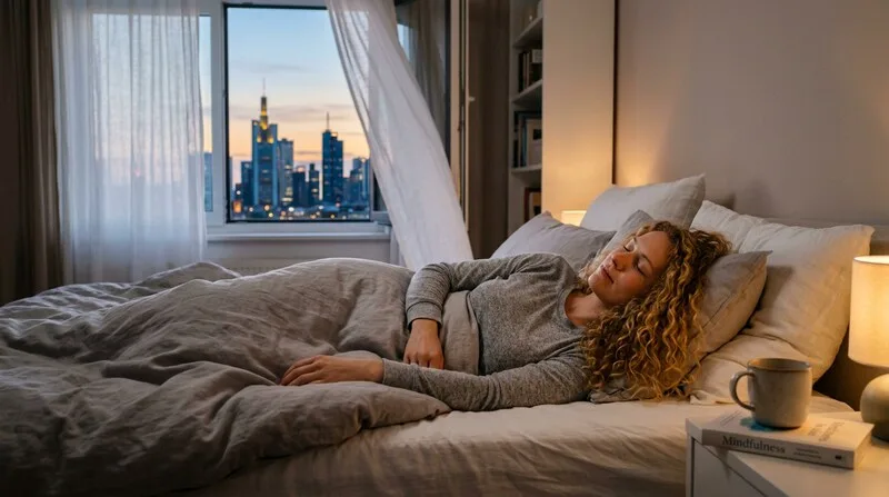 Morgenrot Sonnenlicht Aufwachen — zirkadianer Rhythmus Reset Guide